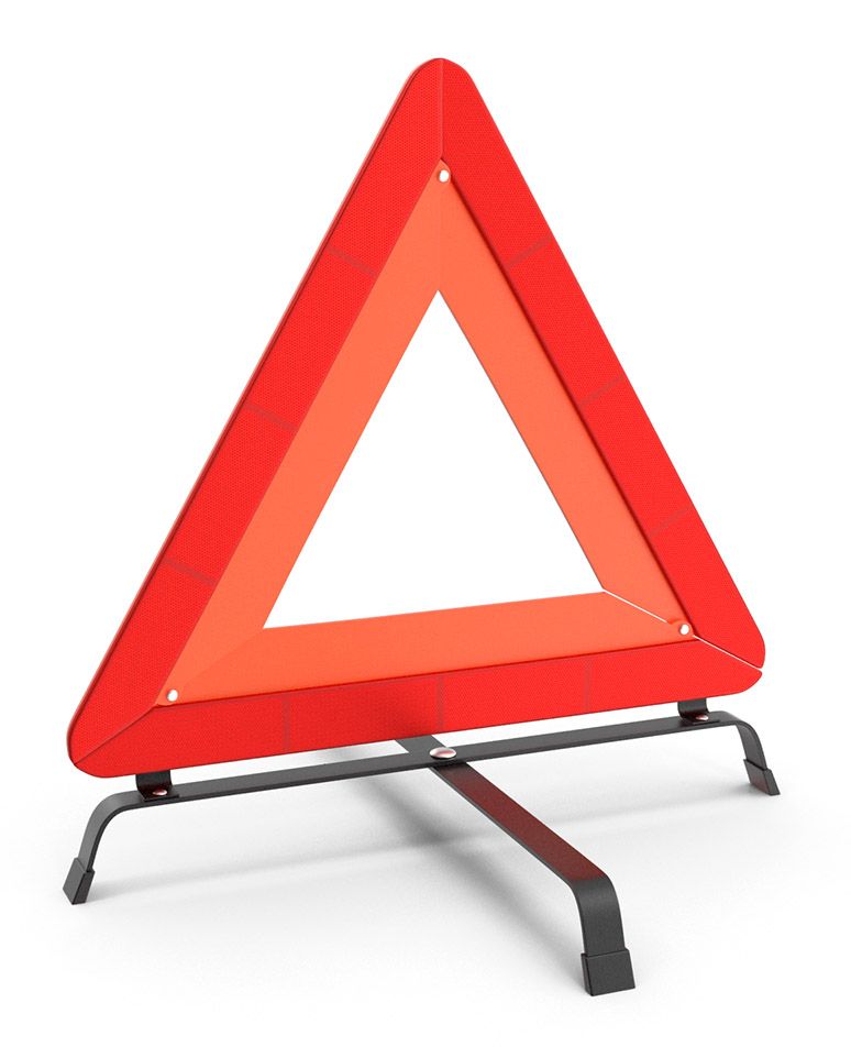 Stay safe if you breakdown - Warning triangle